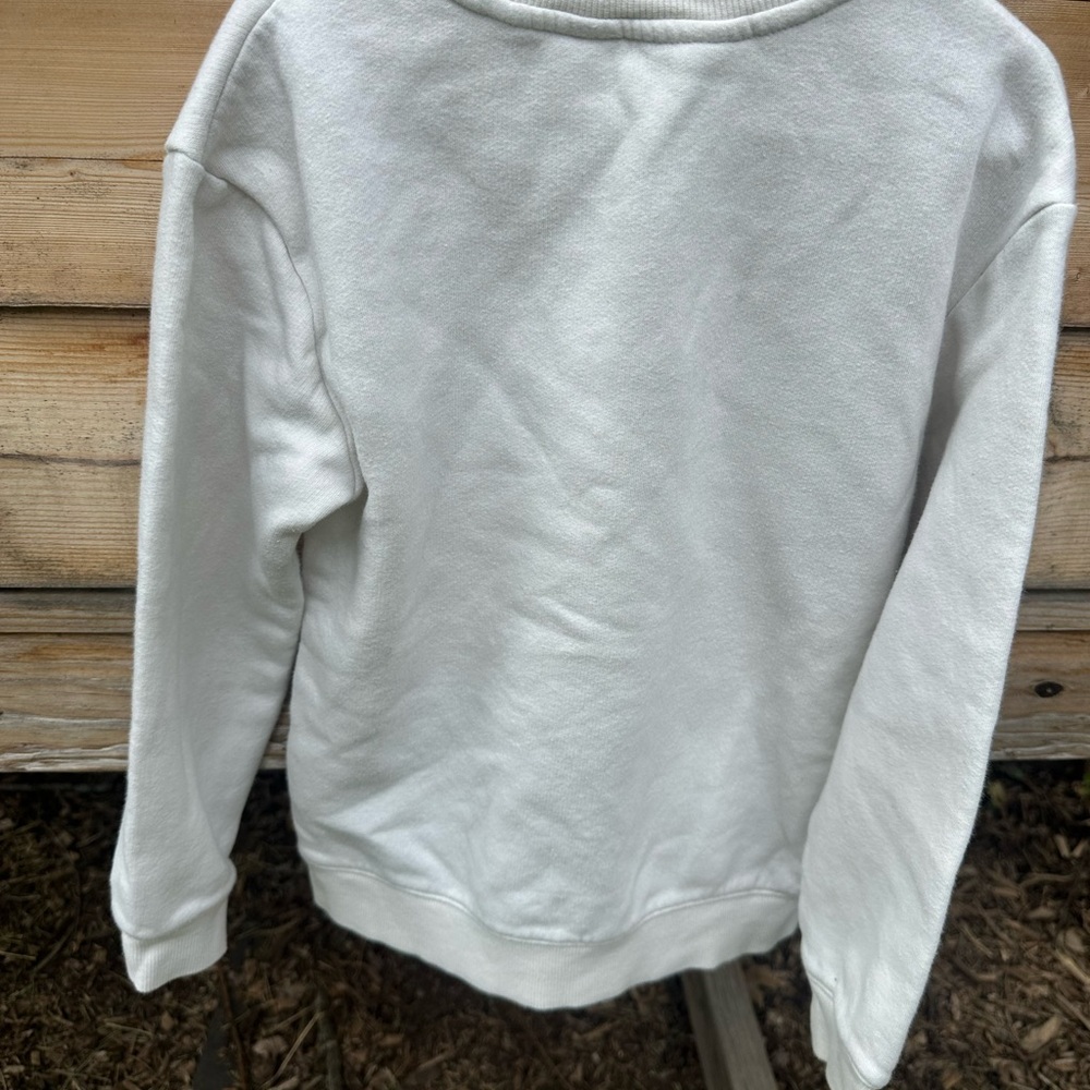 H&M Kids Cream Dinosaur Reptile Sweatshirt - Size 6 - Picture 2 of 3